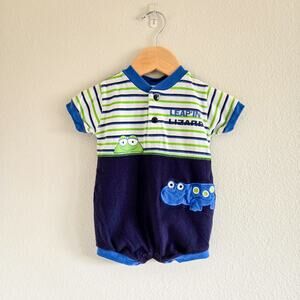 Small Steps Learning Lizard romper